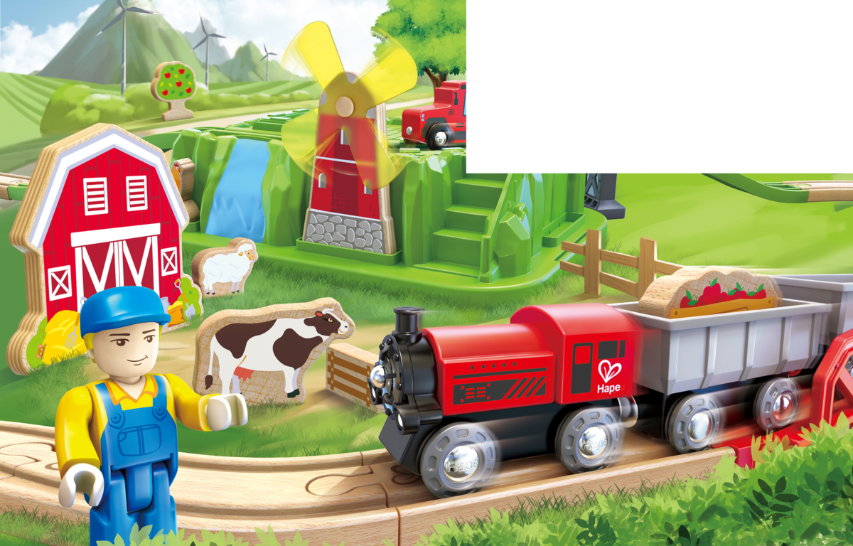 Set trenulet rustic HAPE - imagine 7