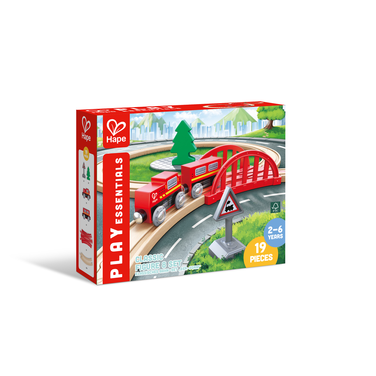 Set trenulet clasic forma 8 HAPE - imagine 2
