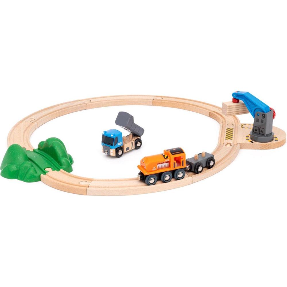Set trenulet start cu incarcare marfa BRIO - imagine 2