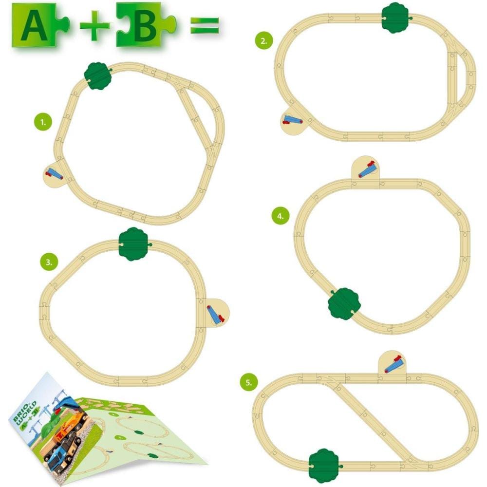 Set trenulet start cu incarcare marfa BRIO - imagine 6