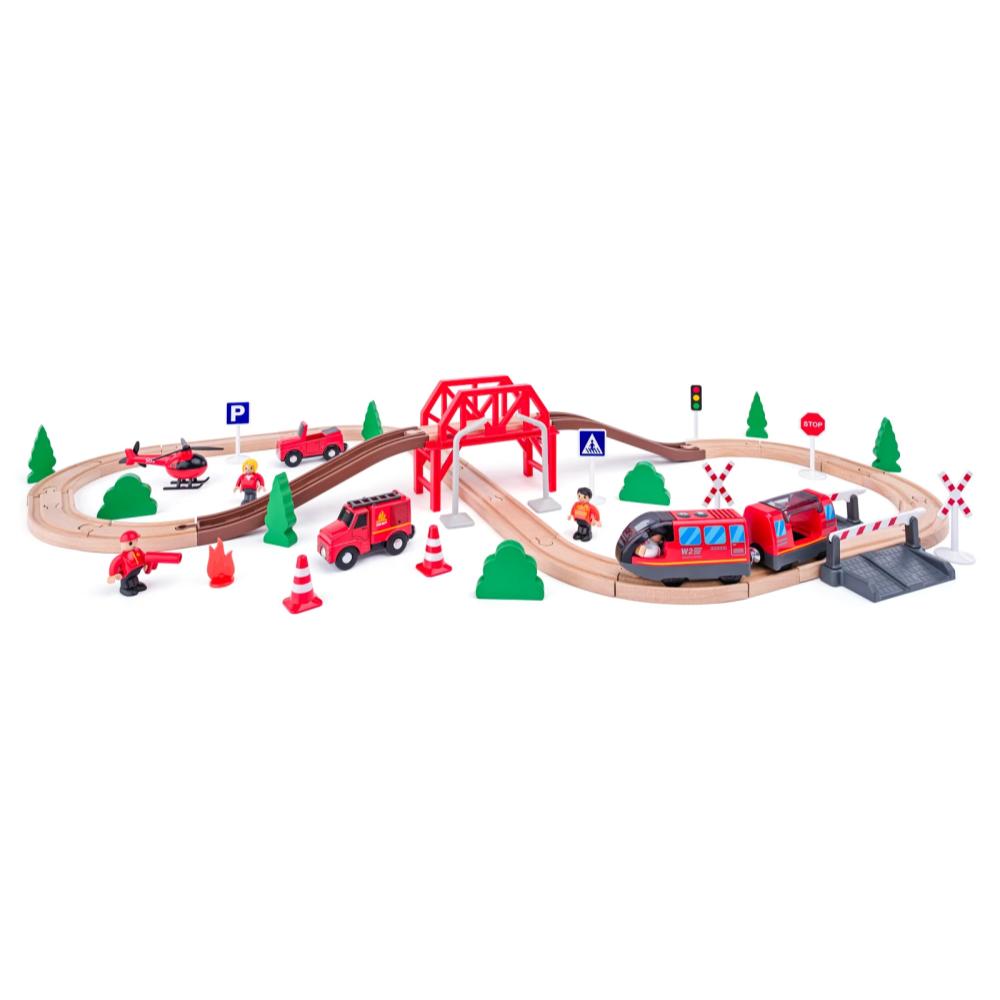 Set trenulet cu baterii Woody - imagine 2