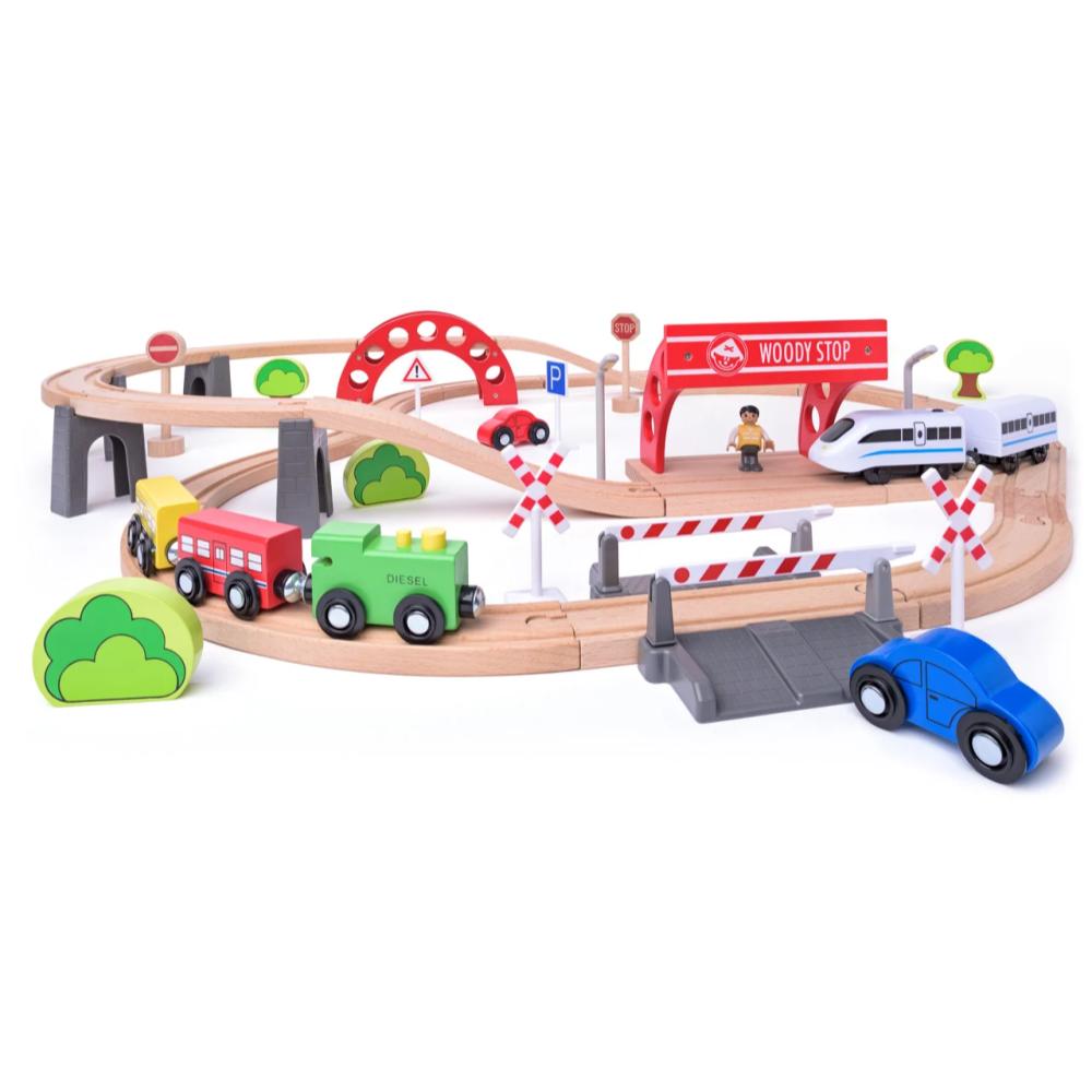 Set trenulet cu viaduct Woody