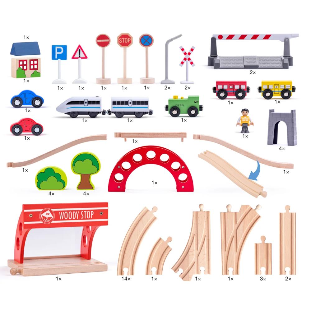 Set trenulet cu viaduct Woody - imagine 3