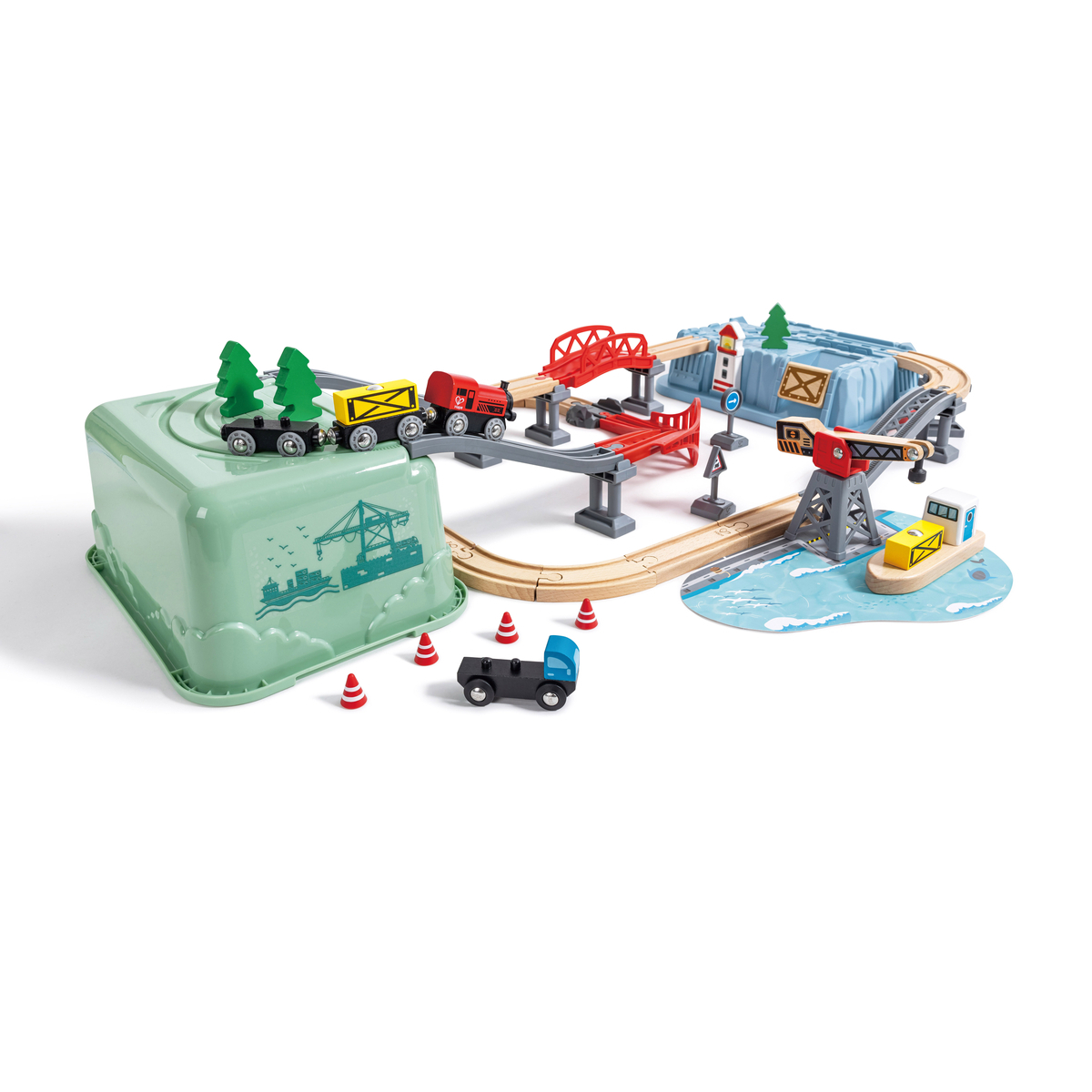 Set trenulet port cu galeata HAPE