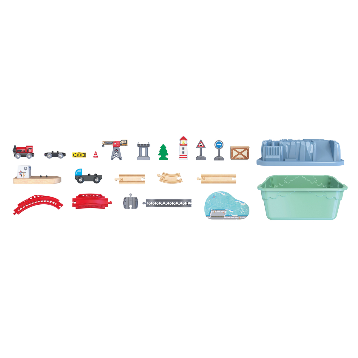 Set trenulet port cu galeata HAPE - imagine 5