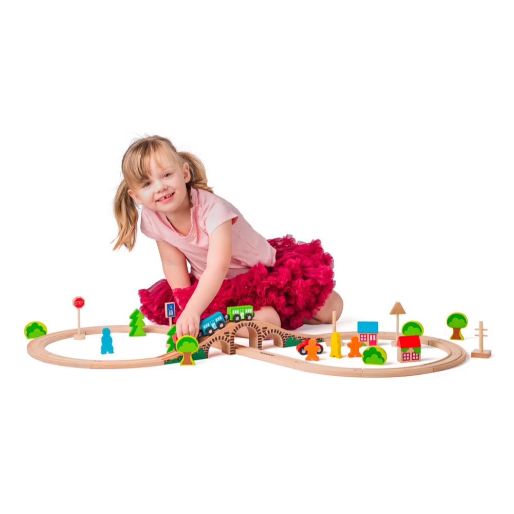 Set trenulet cu pod arcada Woody - imagine 4