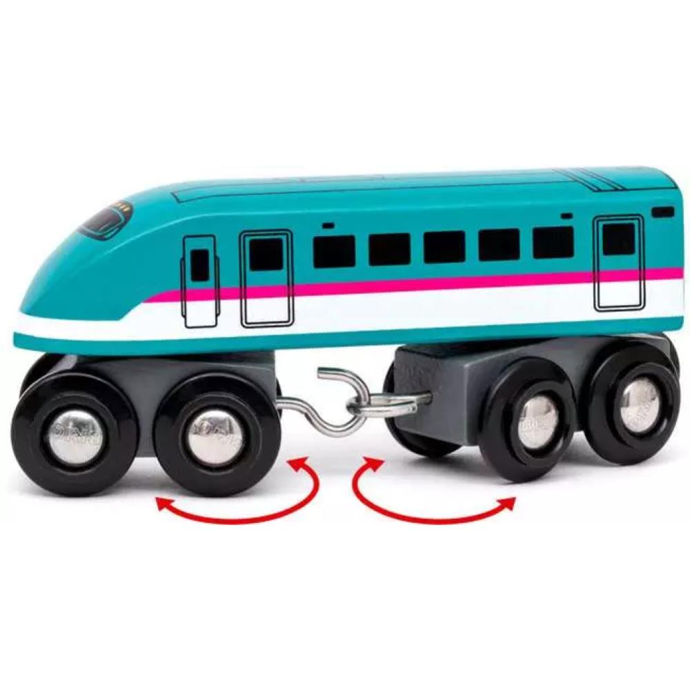 Trenulet Shinkansen Hayabusa BRIO - imagine 3