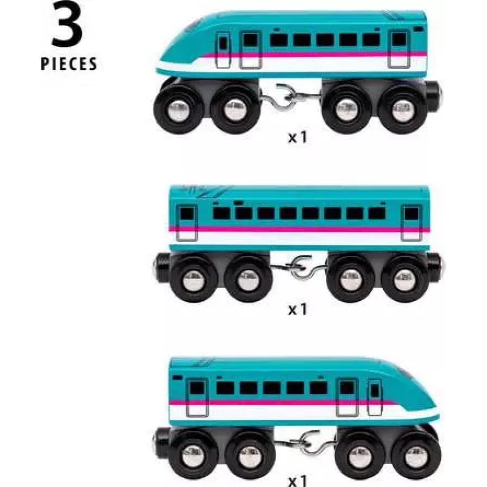 Trenulet Shinkansen Hayabusa BRIO - imagine 4