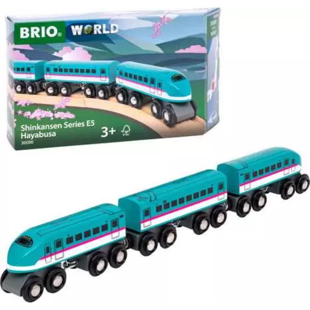 Trenulet Shinkansen Hayabusa BRIO - imagine 5