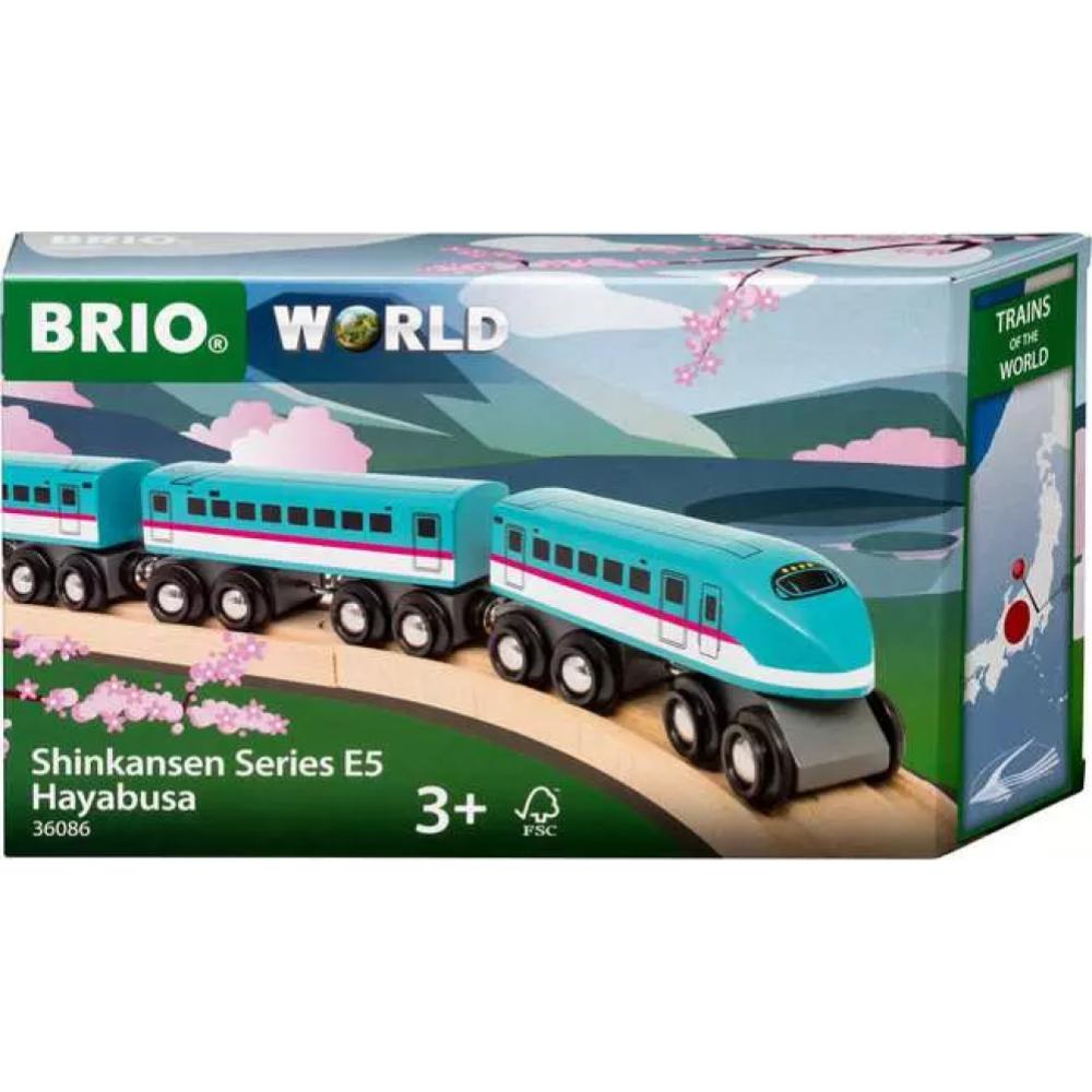 Trenulet Shinkansen Hayabusa BRIO - imagine 6