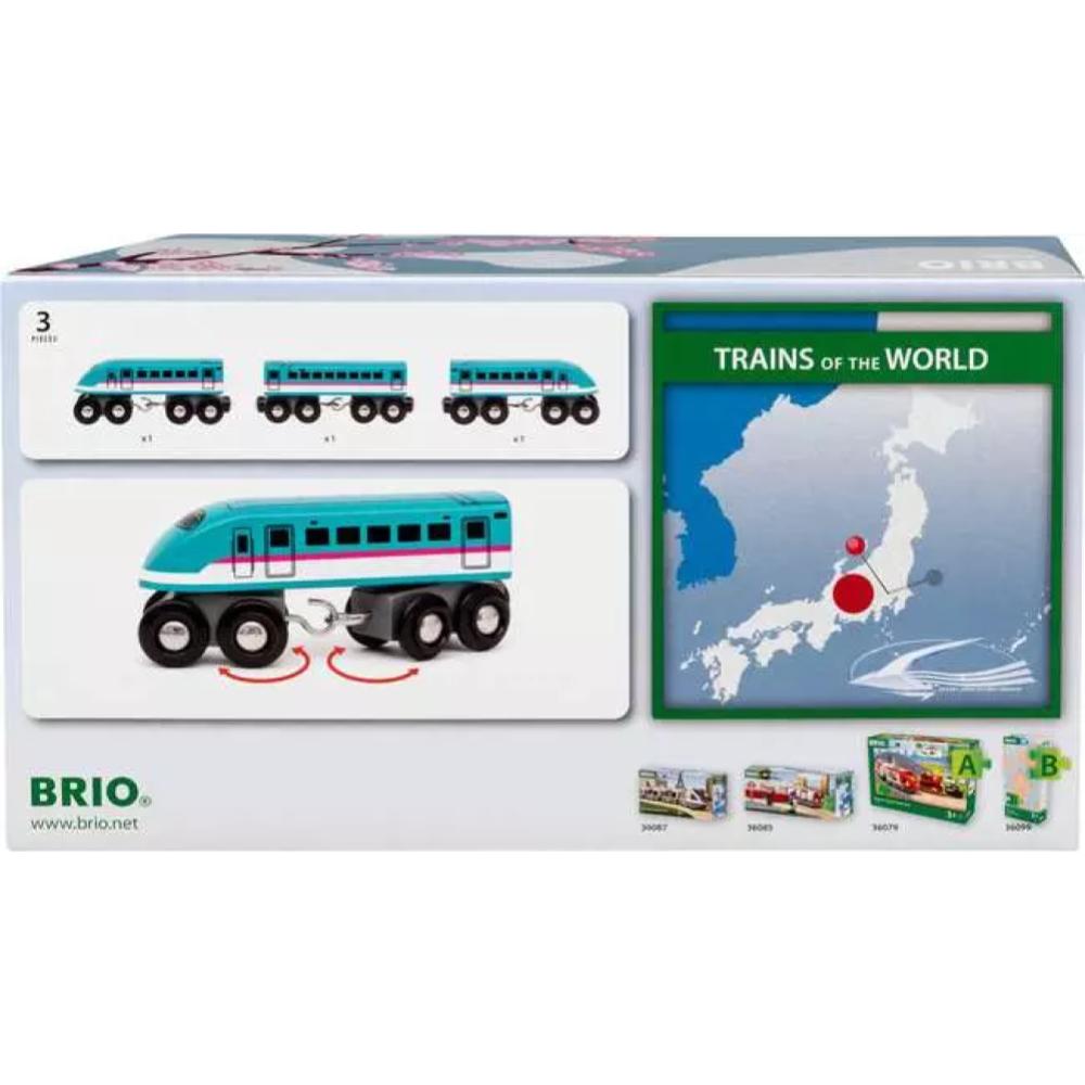 Trenulet Shinkansen Hayabusa BRIO - imagine 7