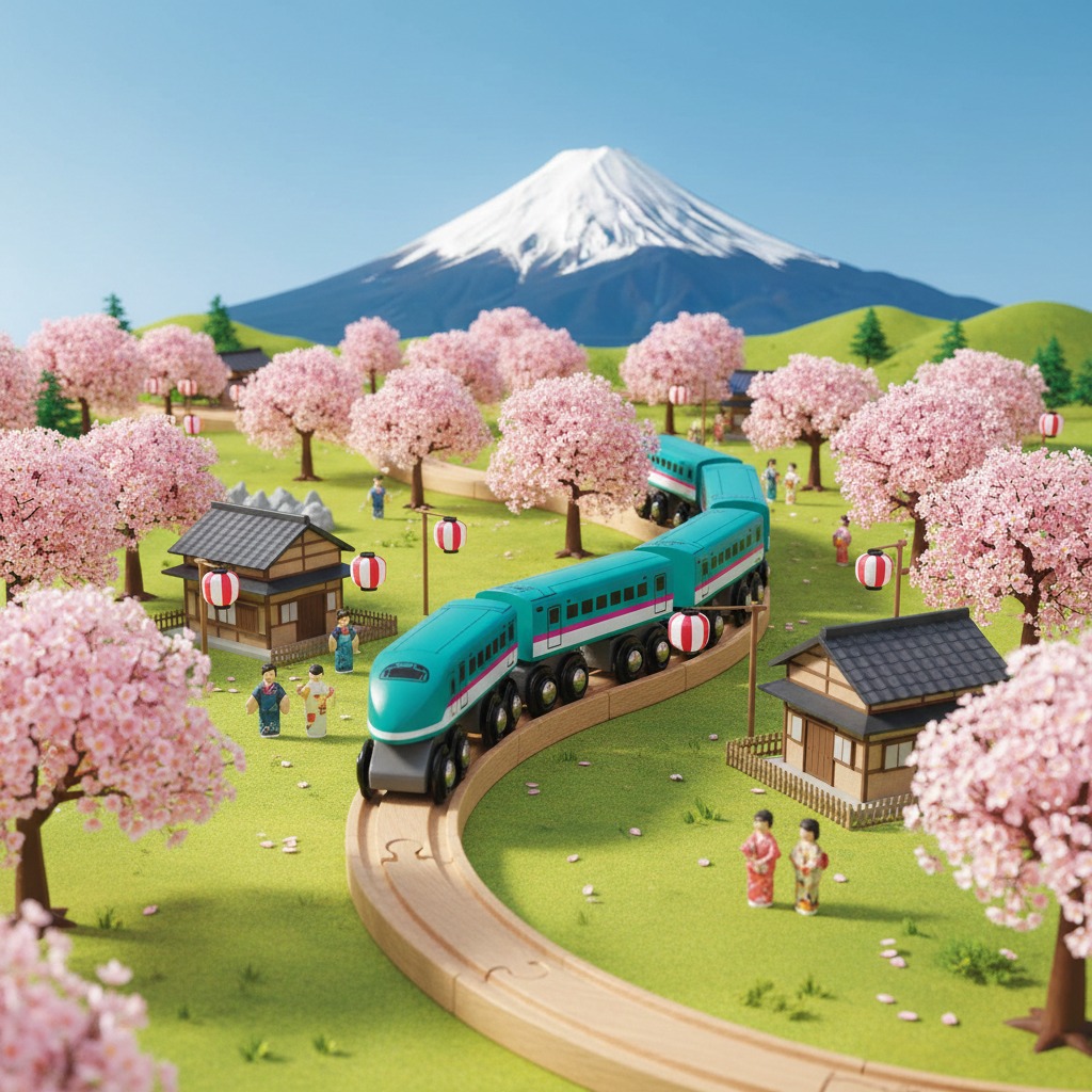 Trenulet Shinkansen Hayabusa BRIO - imagine 8