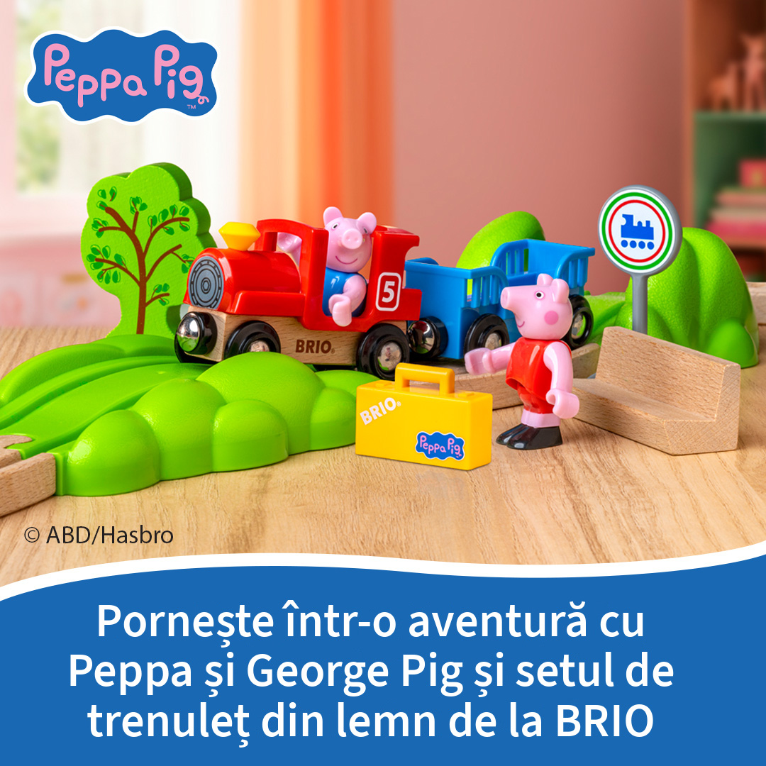 Set trenulet Peppa Pig BRIO - imagine 6
