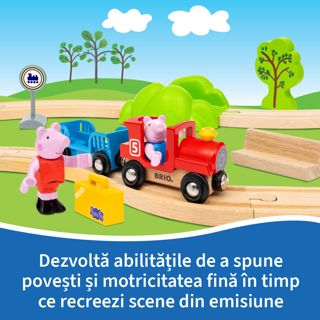 Set trenulet Peppa Pig BRIO - imagine 7