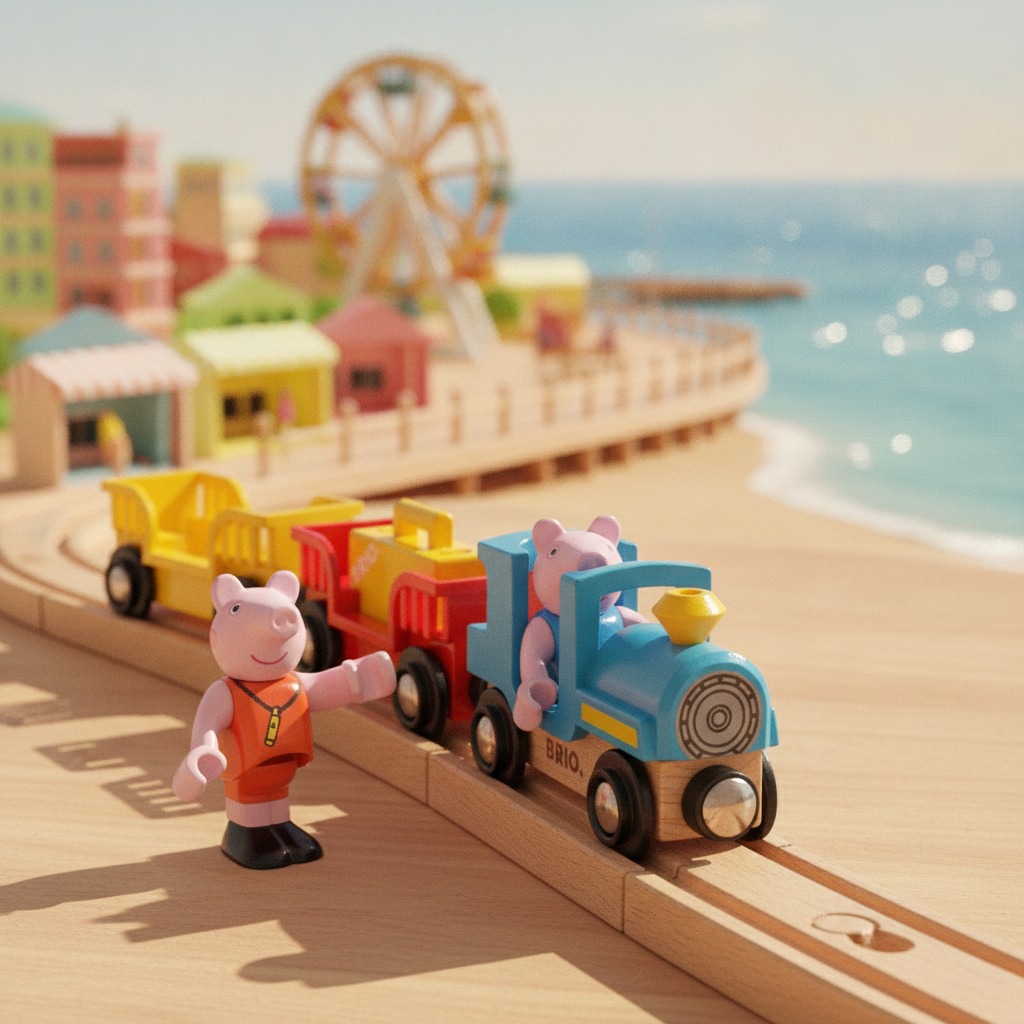 Trenulet Peppa Pig BRIO - imagine 16