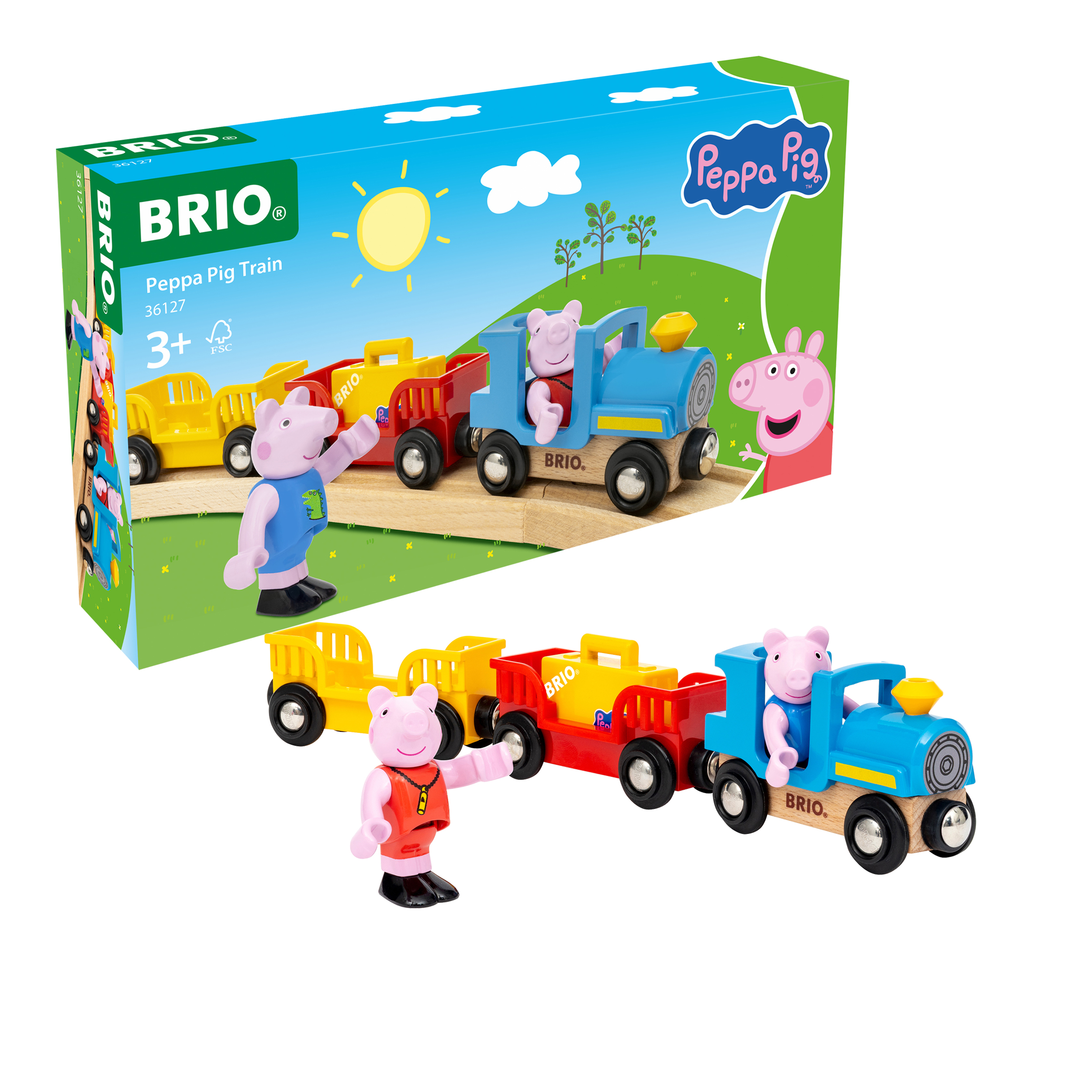 Trenulet Peppa Pig BRIO - imagine 3