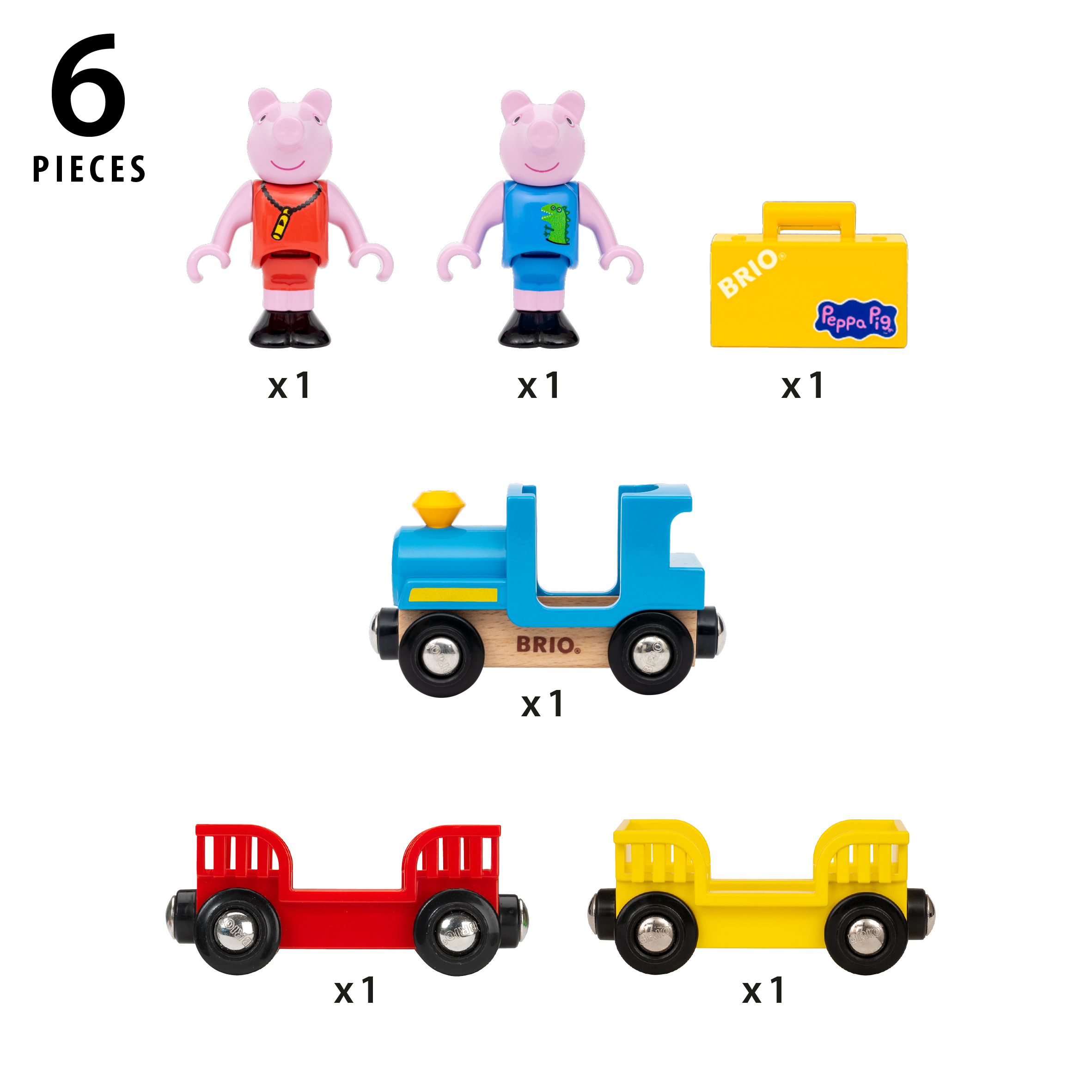 Trenulet Peppa Pig BRIO - imagine 5