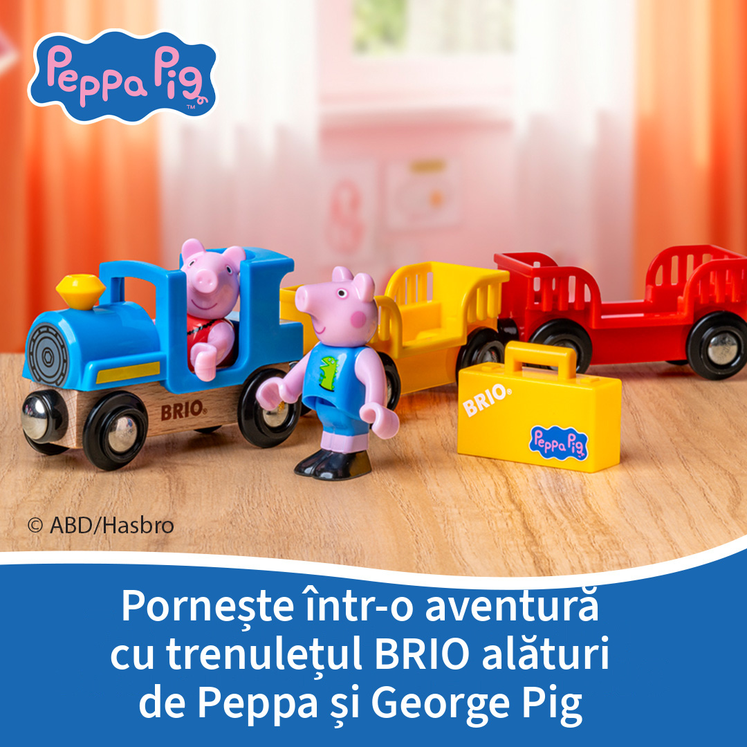 Trenulet Peppa Pig BRIO - imagine 6