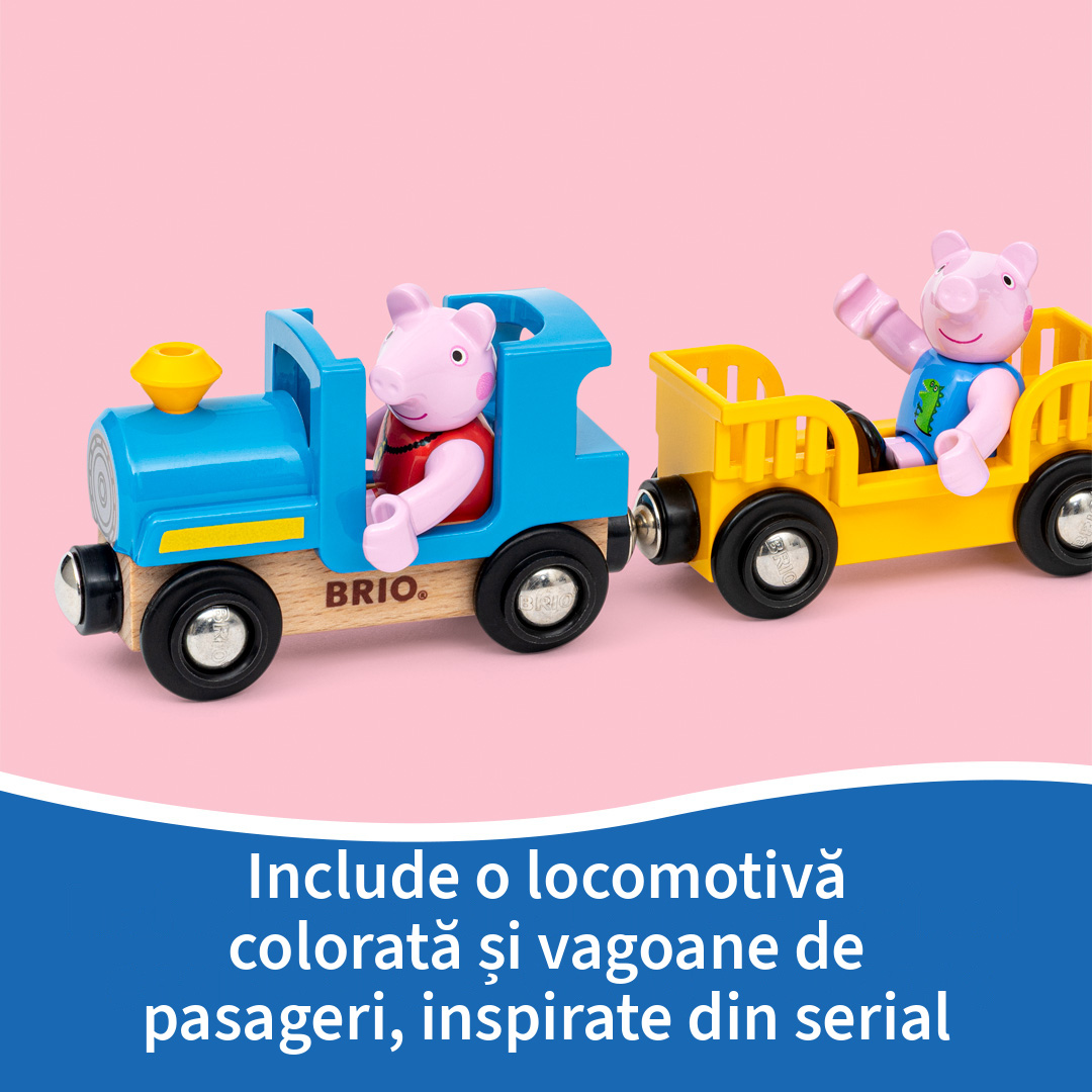Trenulet Peppa Pig BRIO - imagine 8