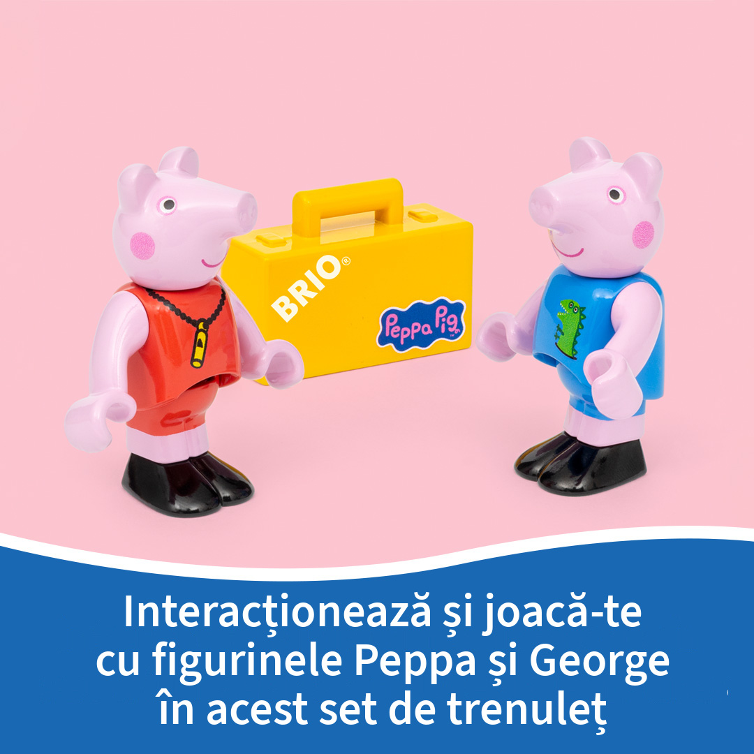 Trenulet Peppa Pig BRIO - imagine 9