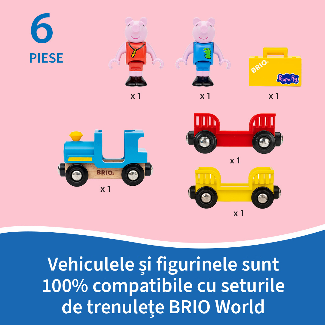Trenulet Peppa Pig BRIO - imagine 10