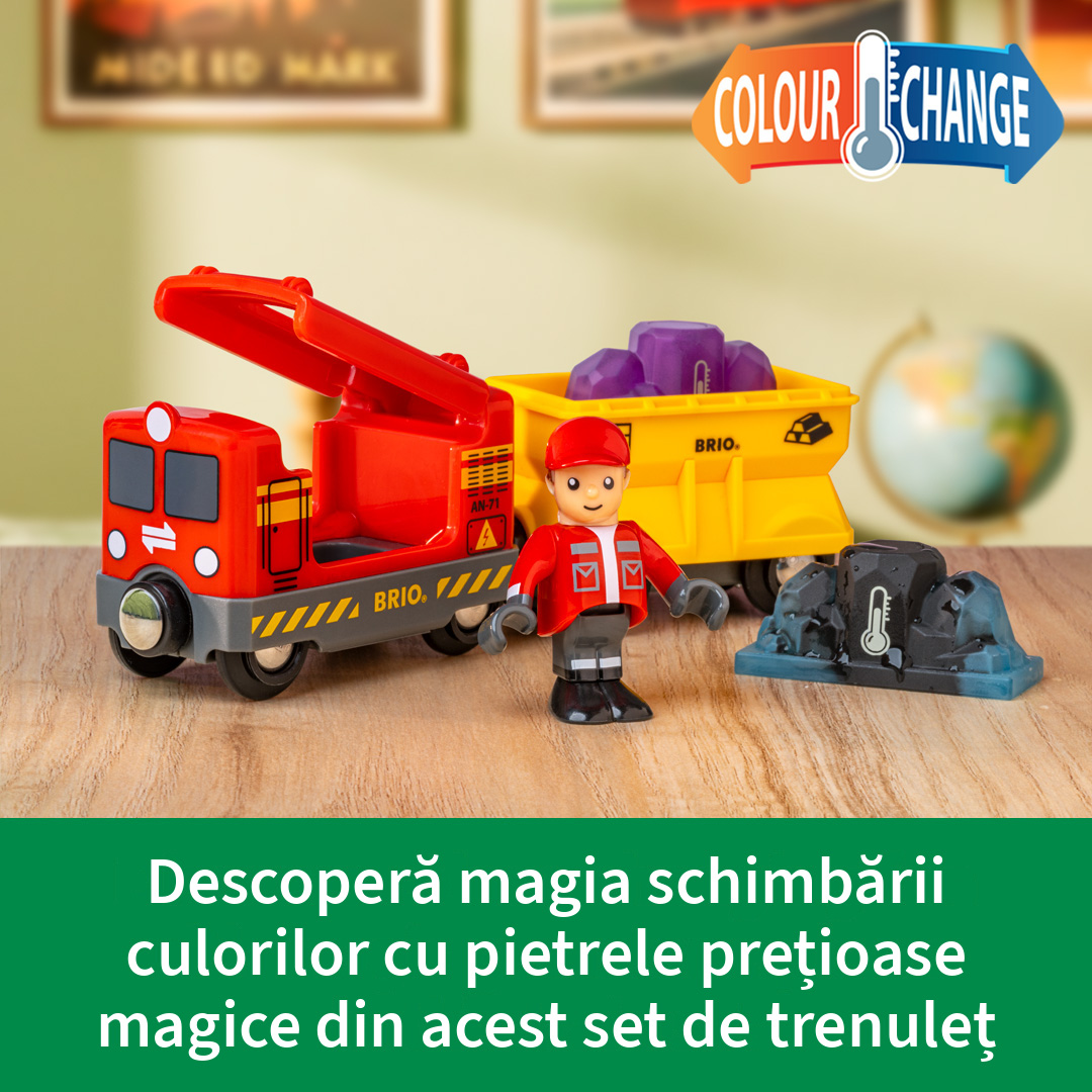 Trenulet pietre pretioase BRIO - imagine 6