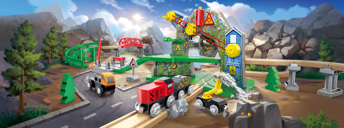 Set trenulet Comoara din Munte HAPE - imagine 11