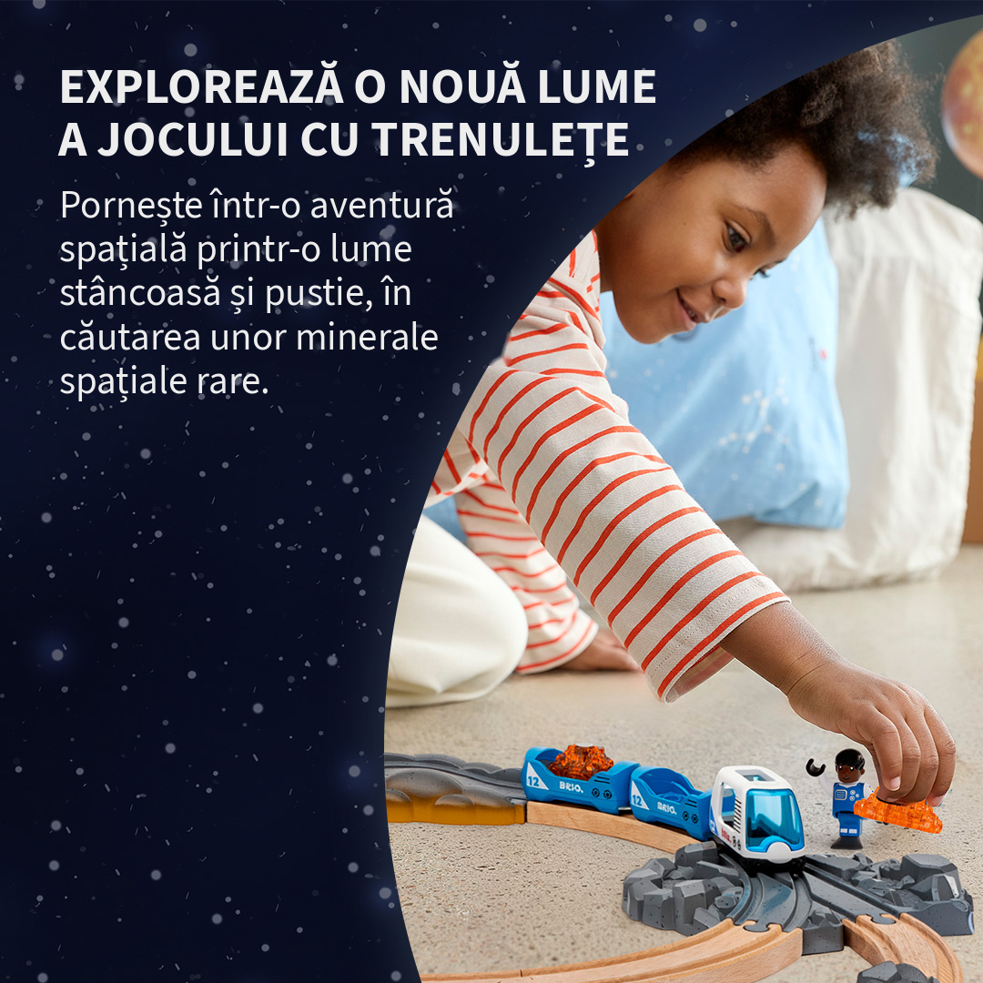 Set trenulet Explorare spatiu BRIO - imagine 11