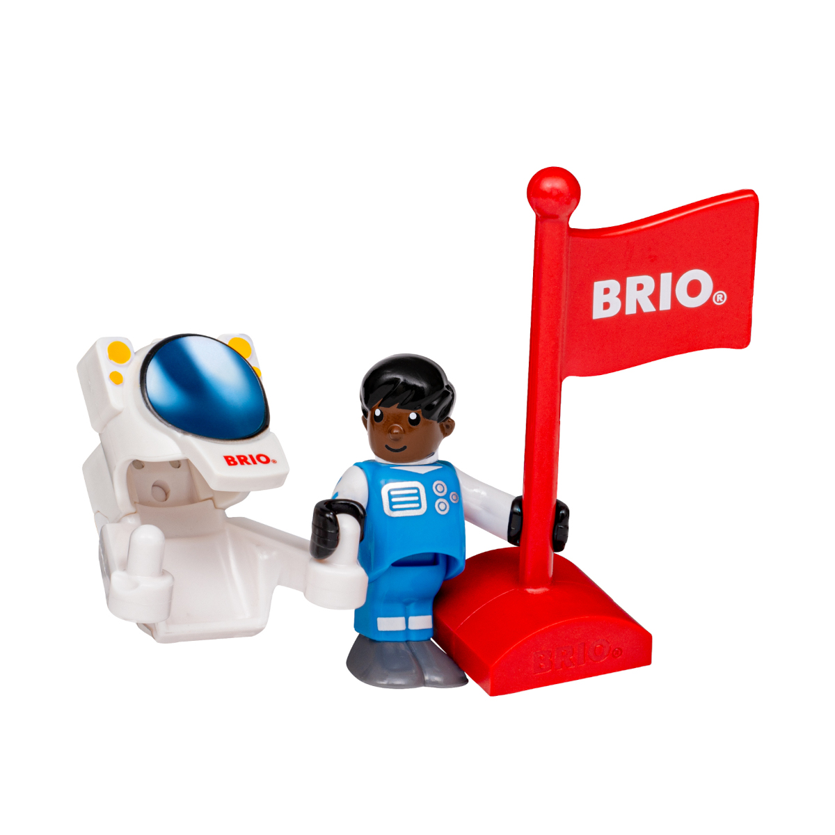 Set trenulet Explorare spatiu BRIO - imagine 7