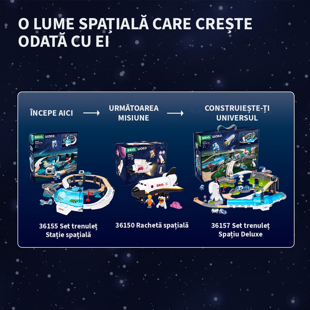 Set trenulet Statie spatiala BRIO - imagine 18