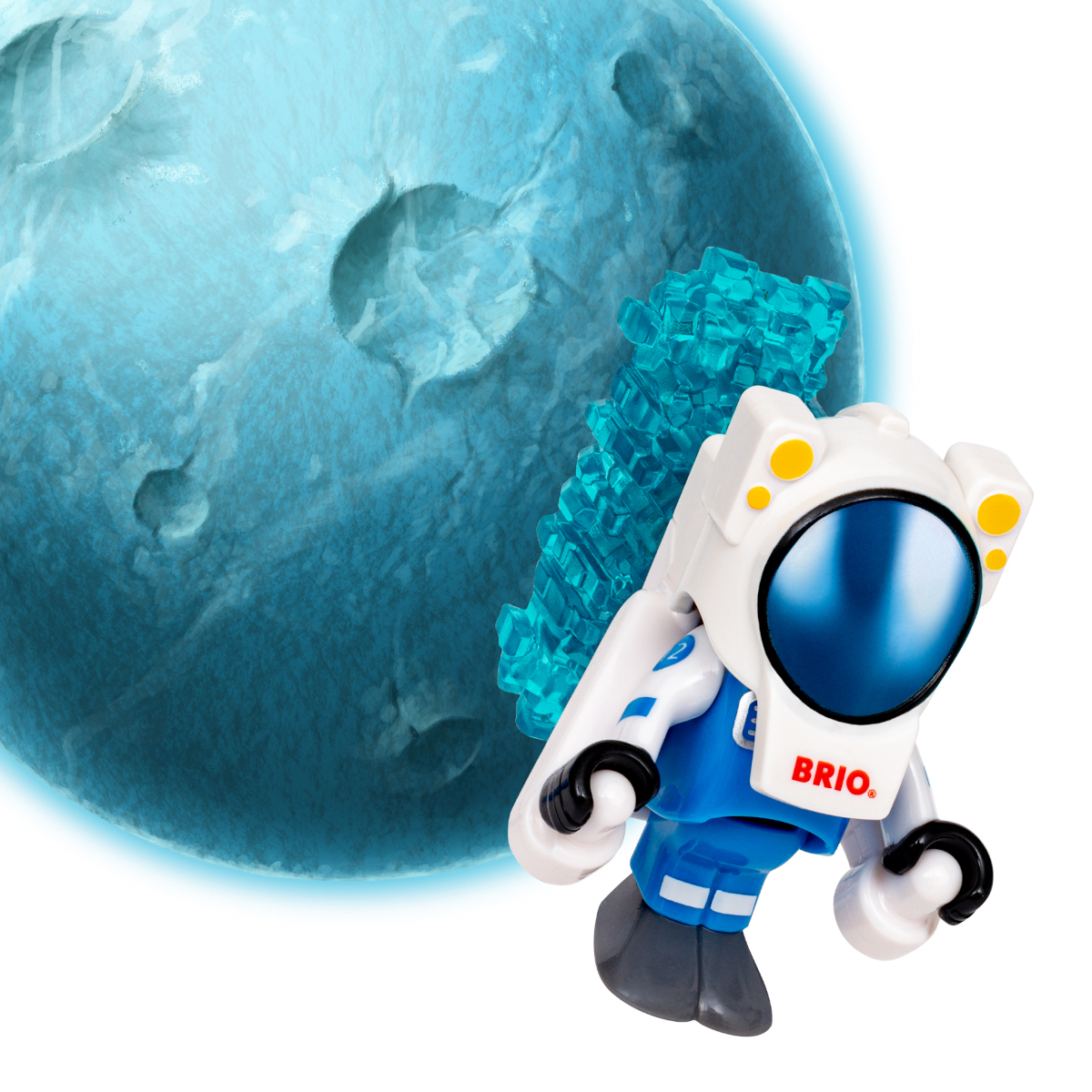 Set trenulet Statie spatiala BRIO - imagine 4