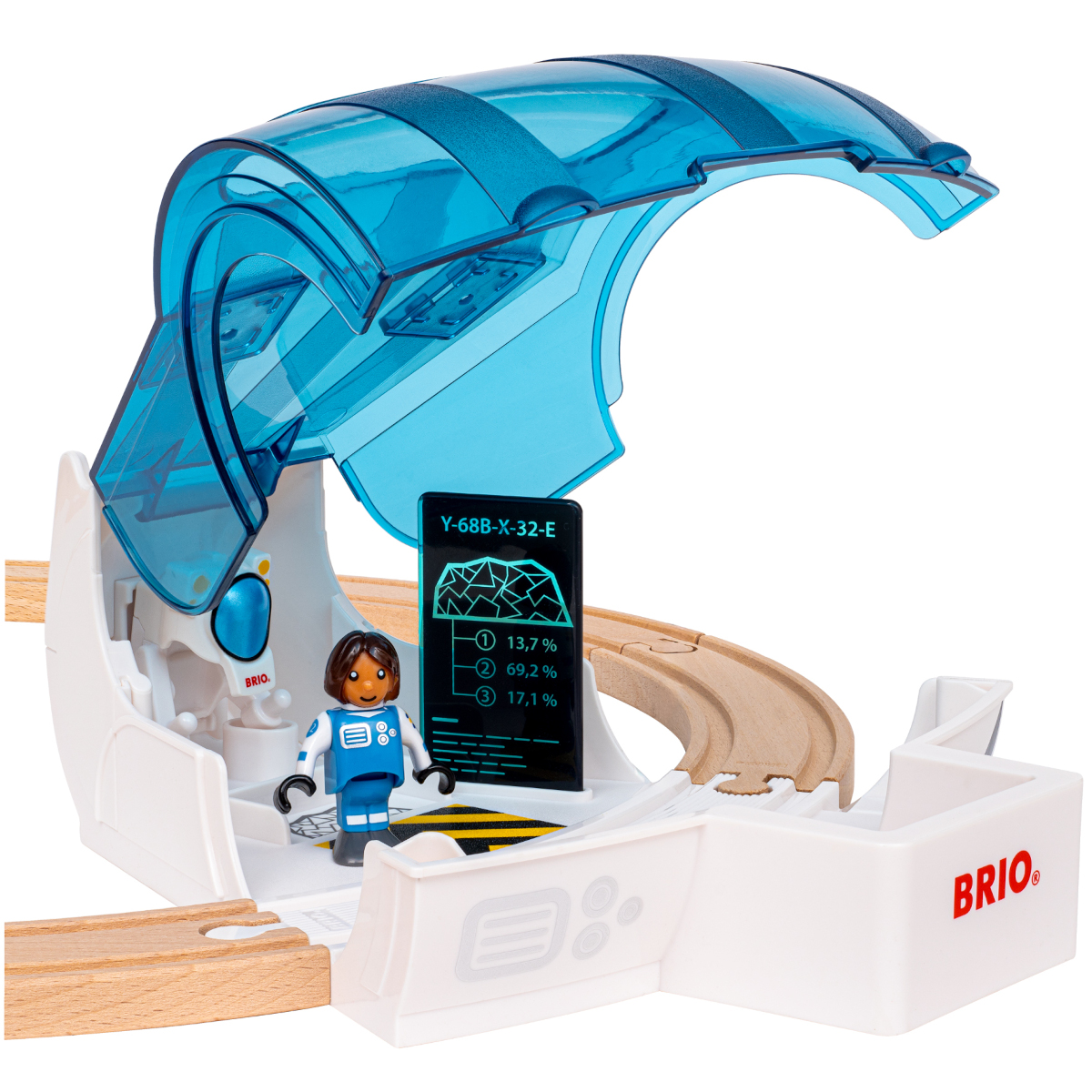 Set trenulet Statie spatiala BRIO - imagine 5