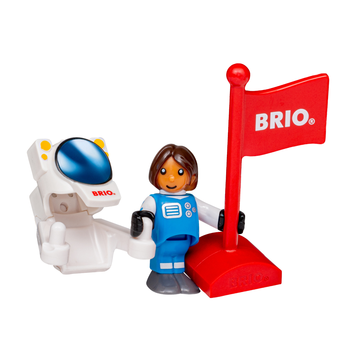 Set trenulet Statie spatiala BRIO - imagine 8